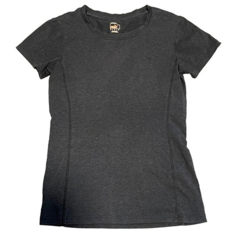 Puma DryCELL Workout Shirt Black Womens XS Fitted Athletic Top Gym Sporty - Picture 1 of 5